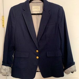 Banana Republic Wool Blazer in Navy